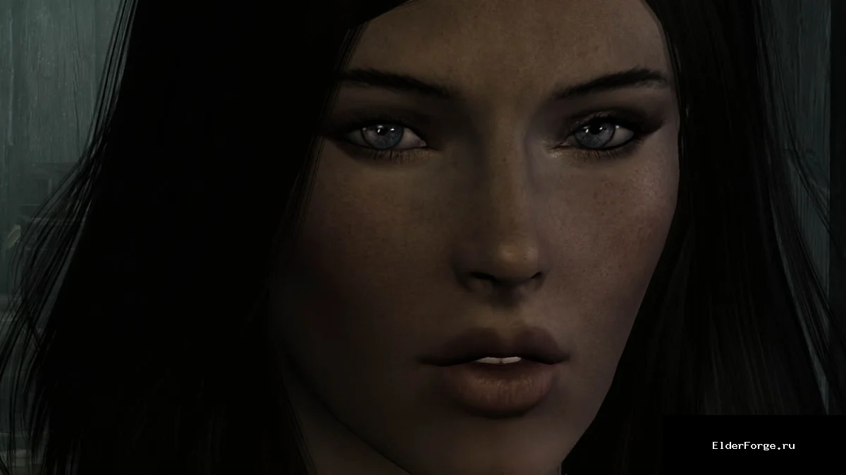 Обложка мода: Megan Fox Preset для Skyrim LE – уникальный внешний вид персонажа