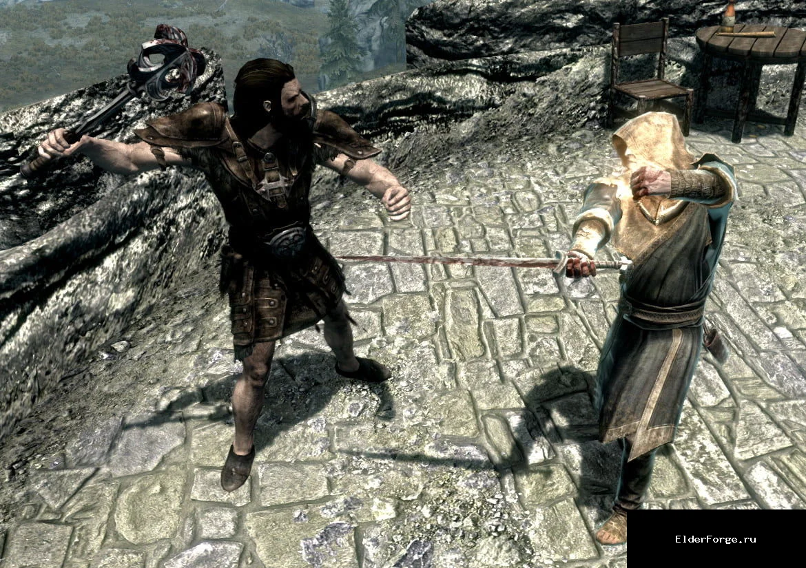 Обложка мода: Melee Weapon Range Fix – исправление дистанции ударов в Skyrim SE и AE