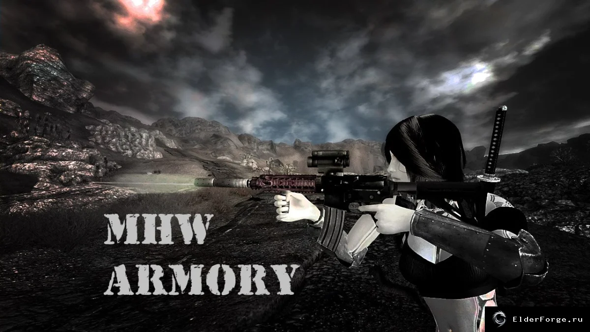 Обложка мода: MHW Armory: Тактическое оружие для Fallout: New Vegas