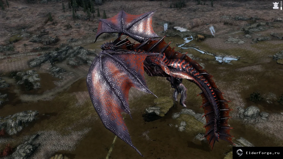 Обложка мода: Мифическая броня и дракон — новые наборы брони и оружие для Skyrim LE