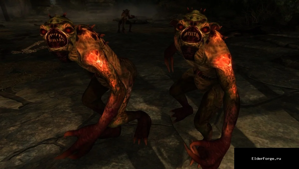Обложка мода: Mihail Monsters SE – новые опасные гули для Skyrim Special Edition