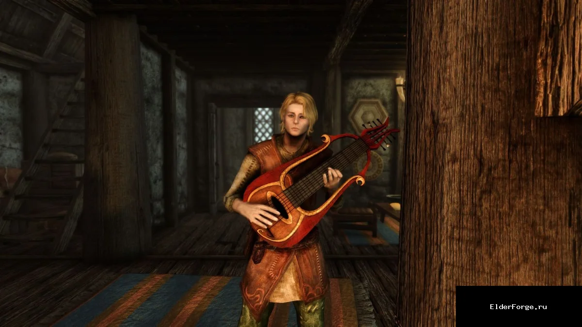 Обложка мода: Микаэль Молокосос – новый облик барда для Skyrim SE