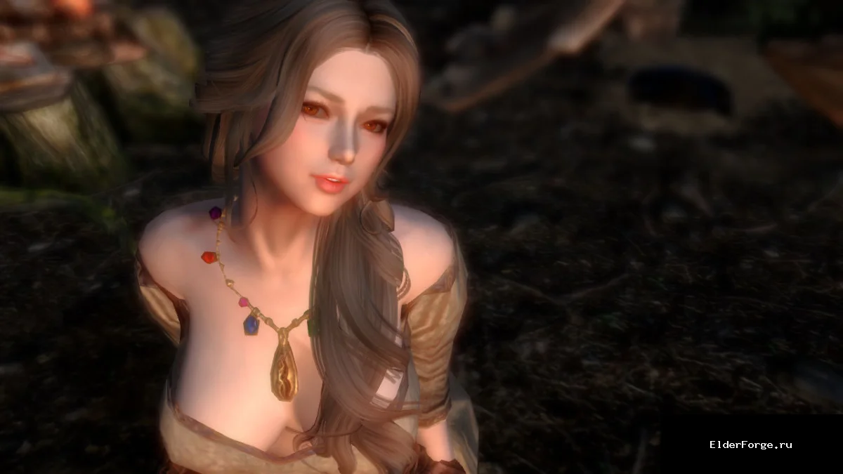 Обложка мода: Милина – женский пресет для Skyrim Legendary Edition: новые глаза, брови и прическа
