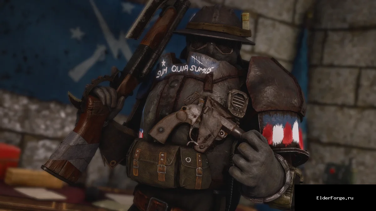 Обложка мода: Minutemen Enforcer Armor – уникальный сет брони для Fallout 4