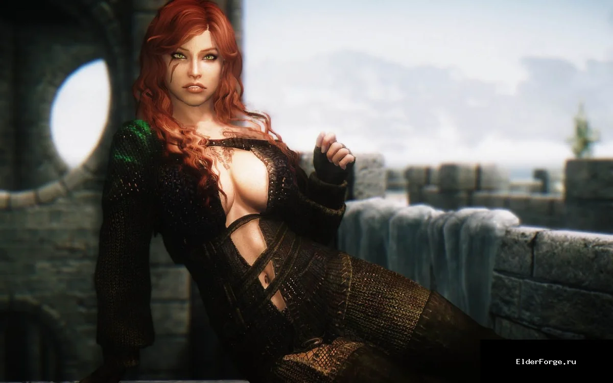 Обложка мода: Мира — новая спутница для Skyrim Legendary Edition