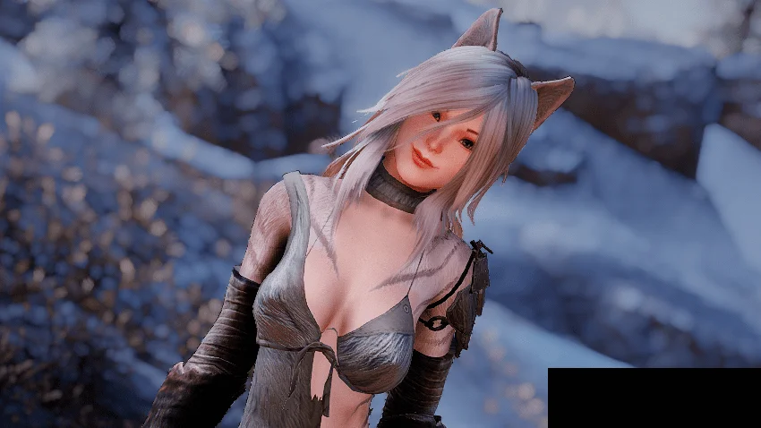 Обложка мода: Miri – автономный гибридный каджит‑эльф компаньон для Skyrim SE‑AE