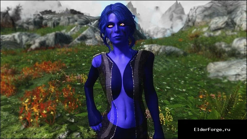 Обложка мода: Мистическая спутница Мирид — магический компаньон для Skyrim LE