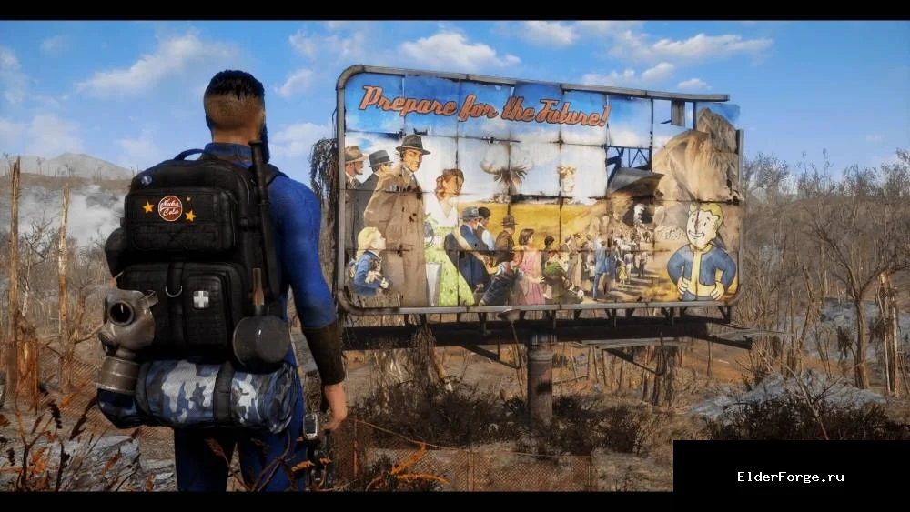Обложка мода: Модульный военный рюкзак REDUX для Fallout 4 – расширенный набор снаряжения