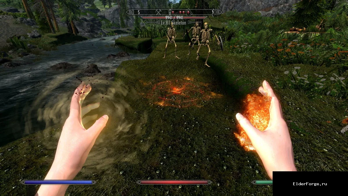 Обложка мода: Могущественные руны – усиленные рунические заклинания для Skyrim Legendary Edition