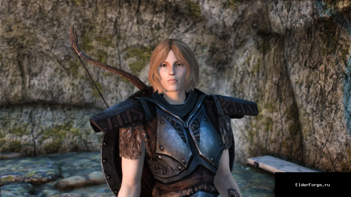 Обложка мода: Молодая Лидия – омоложённый портрет для Skyrim SE