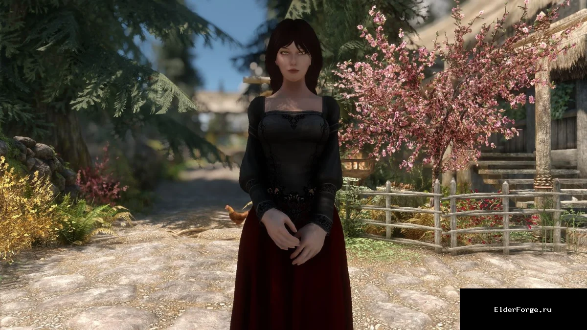 Обложка мода: Морганна — новая нордская спутница для Skyrim SE/AE