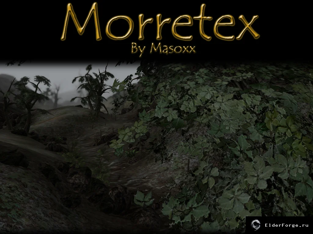 Обложка мода: Morretex Part 5 – Западный Гаш: новая ретекстура районов Morrowind