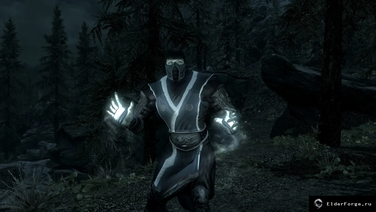 Обложка мода: Суб-Зеро из Mortal Kombat X для Skyrim Legendary Edition