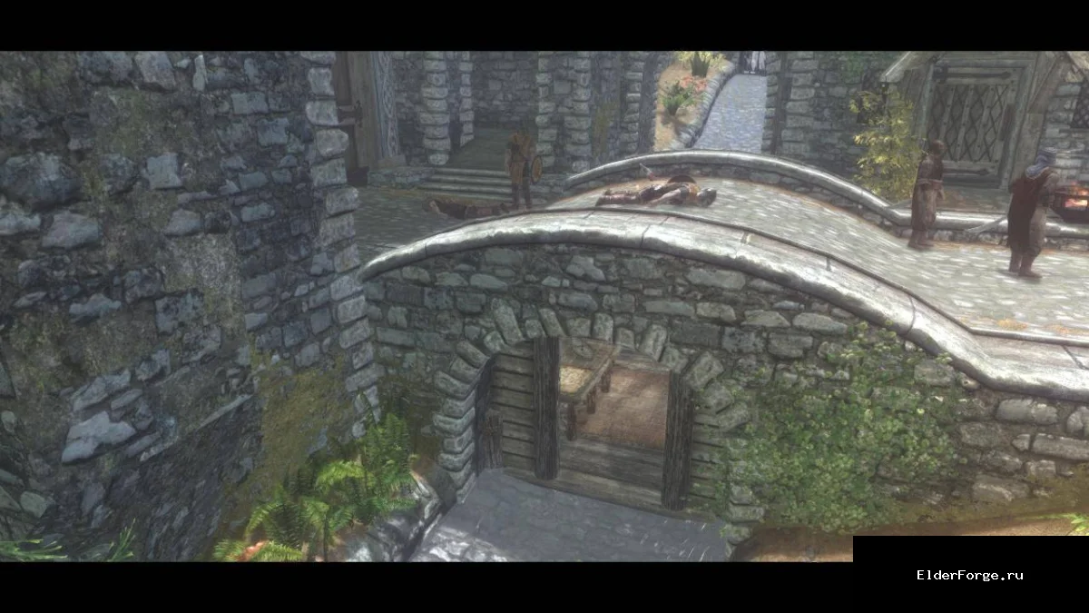 Обложка мода: Мост в Вайтране: уютная комната под мостом для Skyrim LE