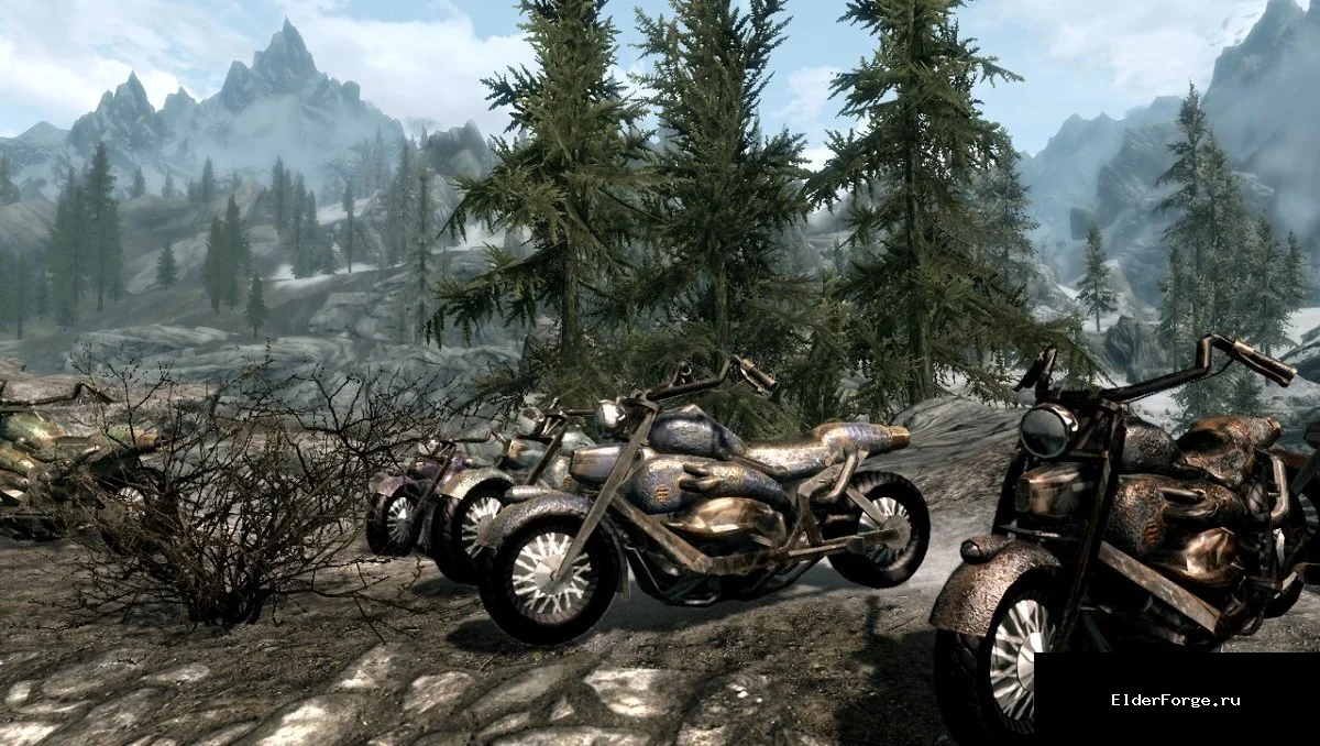 Обложка мода: Мотоциклы LE / Bikes — транспорт из Fallout 4