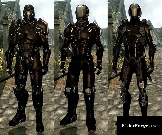 Обложка мода: N7: Броня из Mass Effect 3 для Skyrim Legendary Edition
