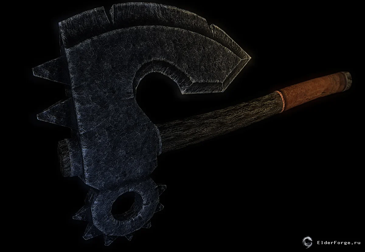 Обложка мода: Железные боевые топоры — набор из пяти для Skyrim LE