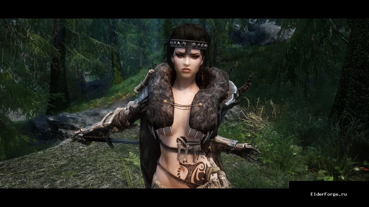 Обложка мода: Надья — новый женимый спутник для Skyrim LE (UUNP/CBBE/UNP)