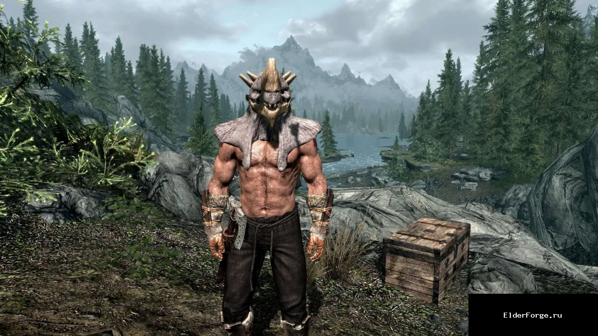 Обложка мода: Накидка Химеры из Paragon для Skyrim LE – яркий набор одежды