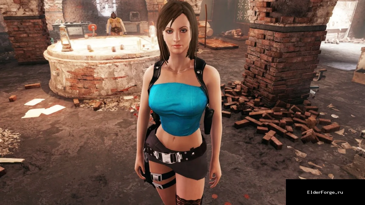 Обложка мода: Наряд «Джилл» для Fallout 4 – стильный комплект для женских персонажей