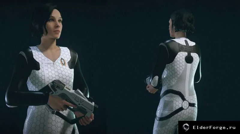 Обложка мода: Наряд Миранды Лоусон из Mass Effect для Starfield