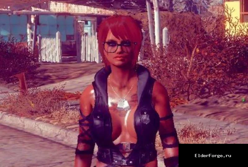 Обложка мода: Наряд Сони Блейд из МК‑9 для Fallout 4 – стильный костюм