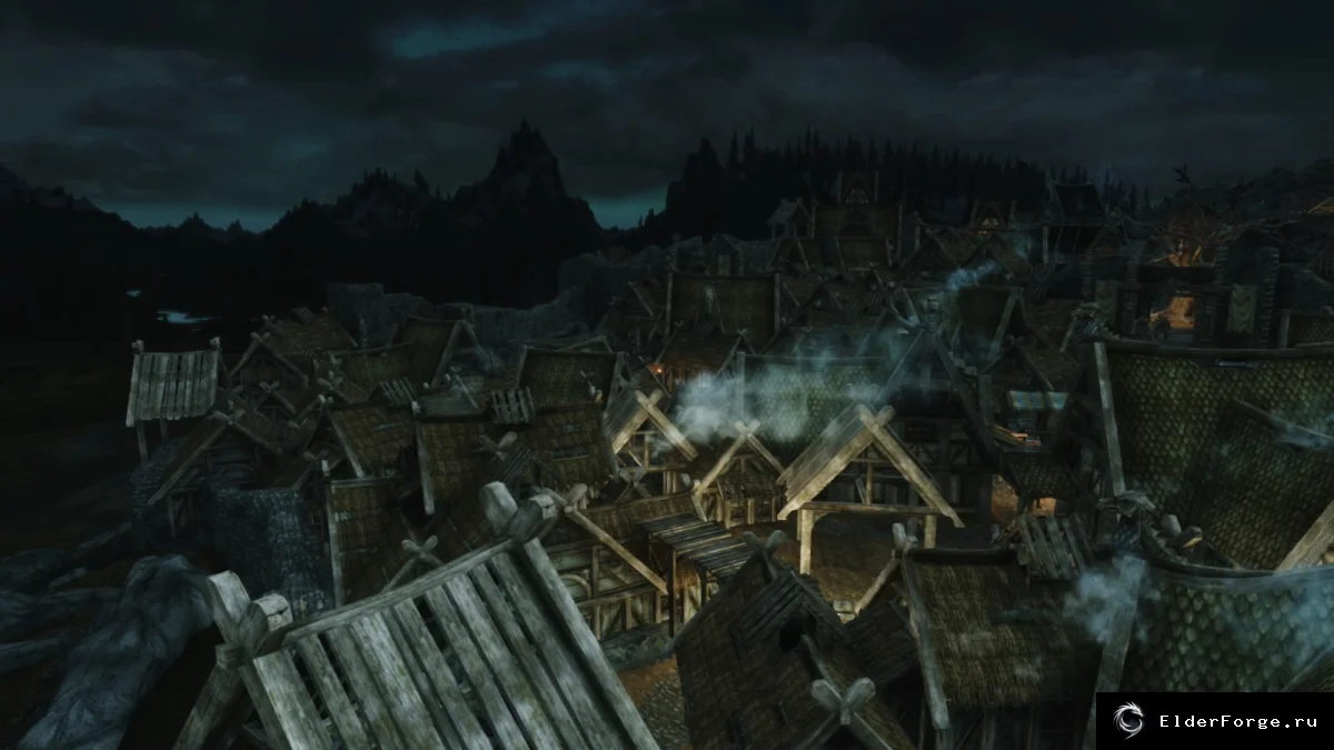 Обложка мода: Вайтран для Skyrim LE — Настоящий Вайтран, переработанный торговый город