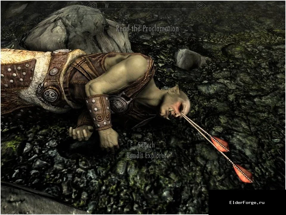 Обложка мода: Не уходи, стрела… 10 секунд – мод для Skyrim SE/AЕ, ограничение стрел