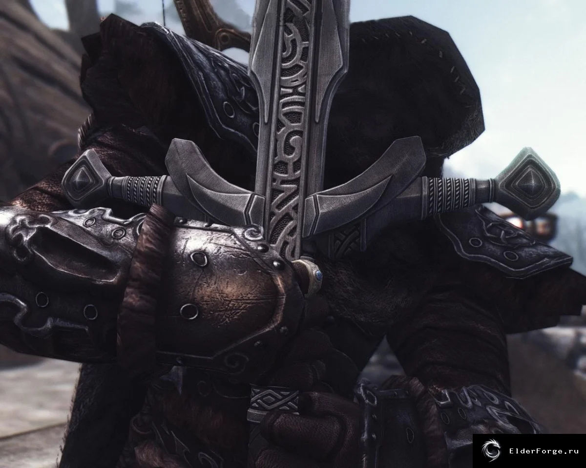 Обложка мода: Небесное оружие для Skyrim LE — полное переосмысление стального арсенала