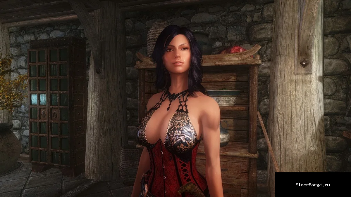 Обложка мода: Некромант Виктория — спутница‑некромант для Skyrim LE