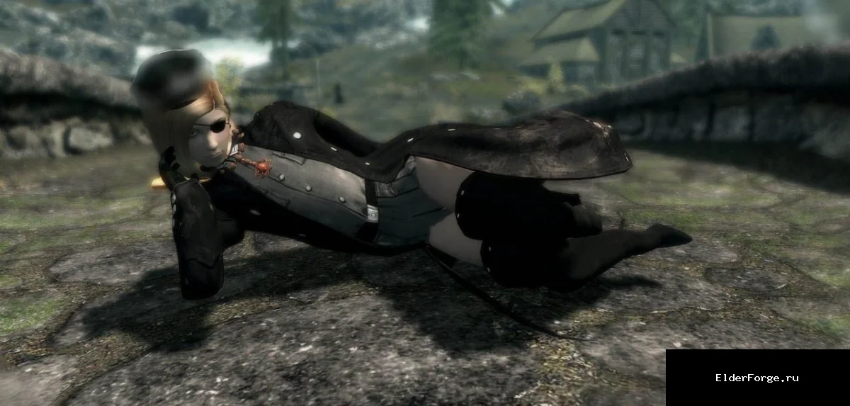 Обложка мода: Немецкая офицерская женская одежда для Skyrim LE – стильная униформа без символики