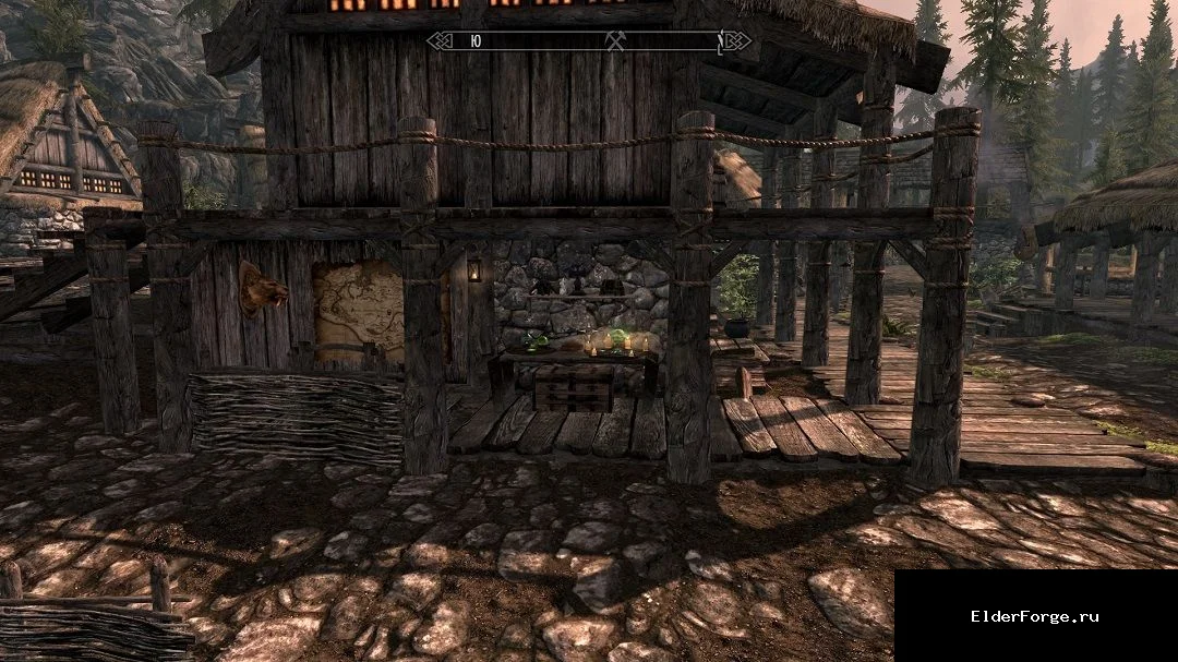 Обложка мода: Ночлежка «У Лукана» — свободное поселение для одиноких Довакинов в Skyrim SE/AE
