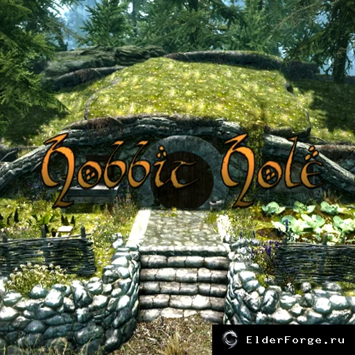 Обложка мода: Уютный дом Нора Хоббита — Властелин колец, Skyrim LE