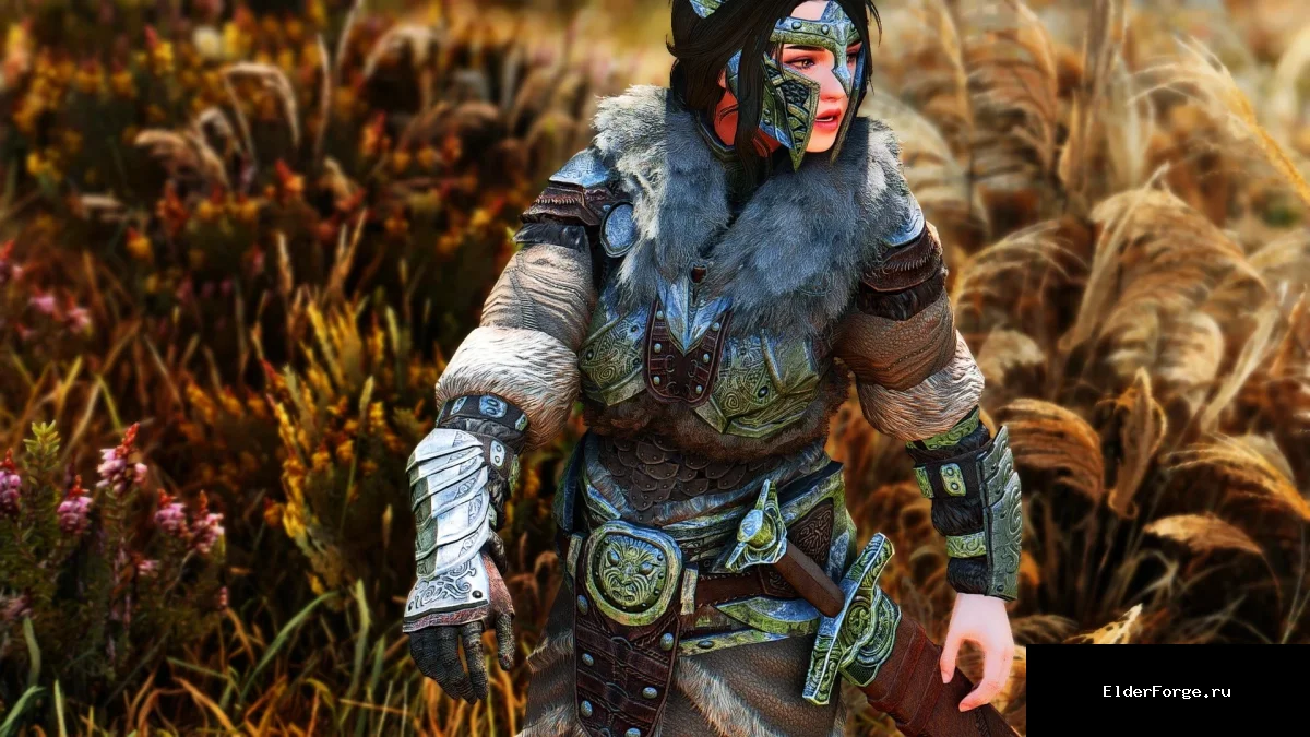Обложка мода: Нордская броня Стального Сердца для Skyrim Legendary Edition – стильный набор лора