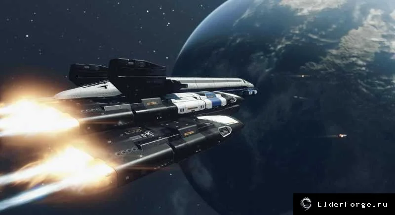 Обложка мода: Normandy SR-1 и SR-2 из Mass Effect для Starfield