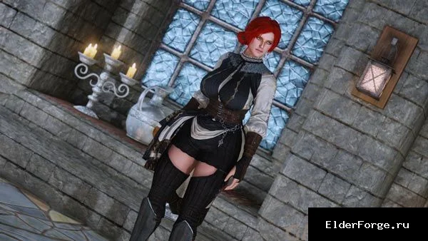 Обложка мода: Nova Taritas – одежда Нова из Black Desert Online для Skyrim SE/AЕ