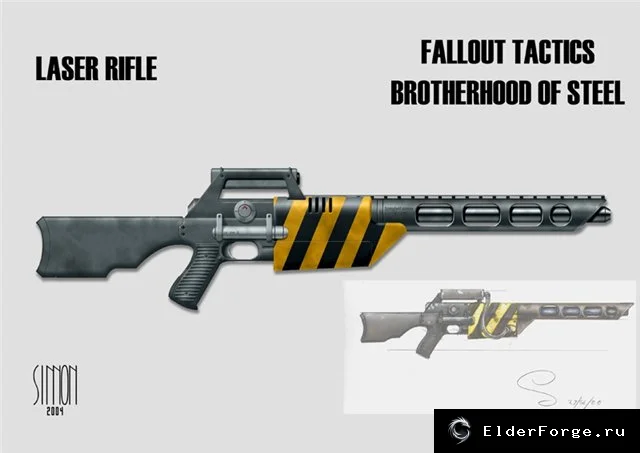 Обложка мода: Новая лазерная винтовка Fallout Tactics для FNV