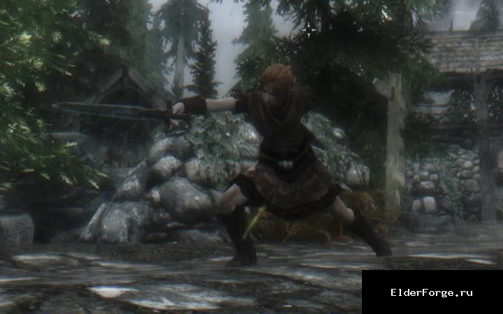 Обложка мода: Новая силовая атака для одноручного меча в Skyrim Legendary Edition