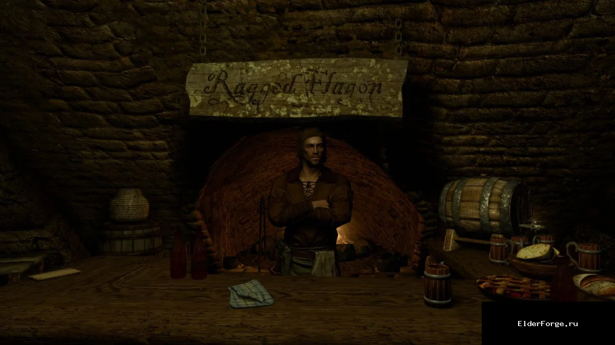 Обложка мода: Новая табличка Буйной Фляги для Skyrim SE – улучшенный дизайн и совместимость