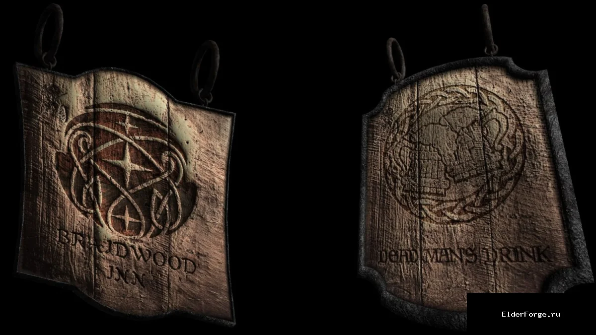 Обложка мода: Новые 3D таблички для Skyrim SE – улучшенный визуальный контент