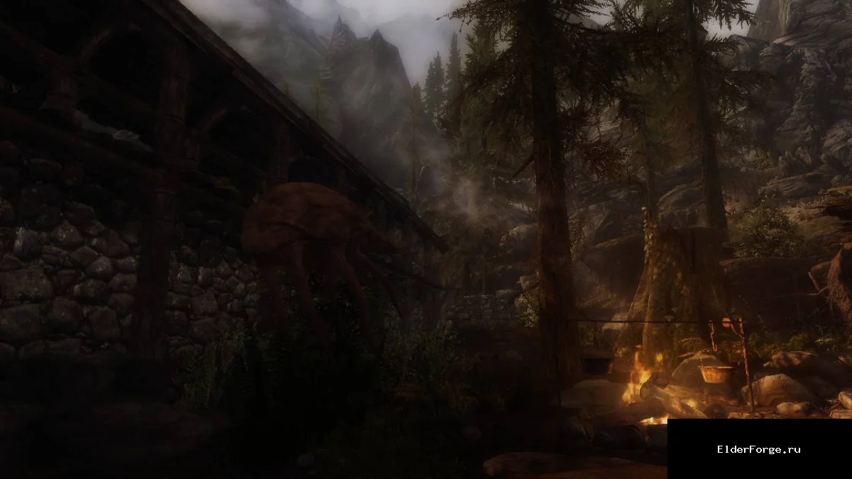 Обложка мода: Новый компаньон Нэтч для Skyrim LE – спутник из Ривервуда