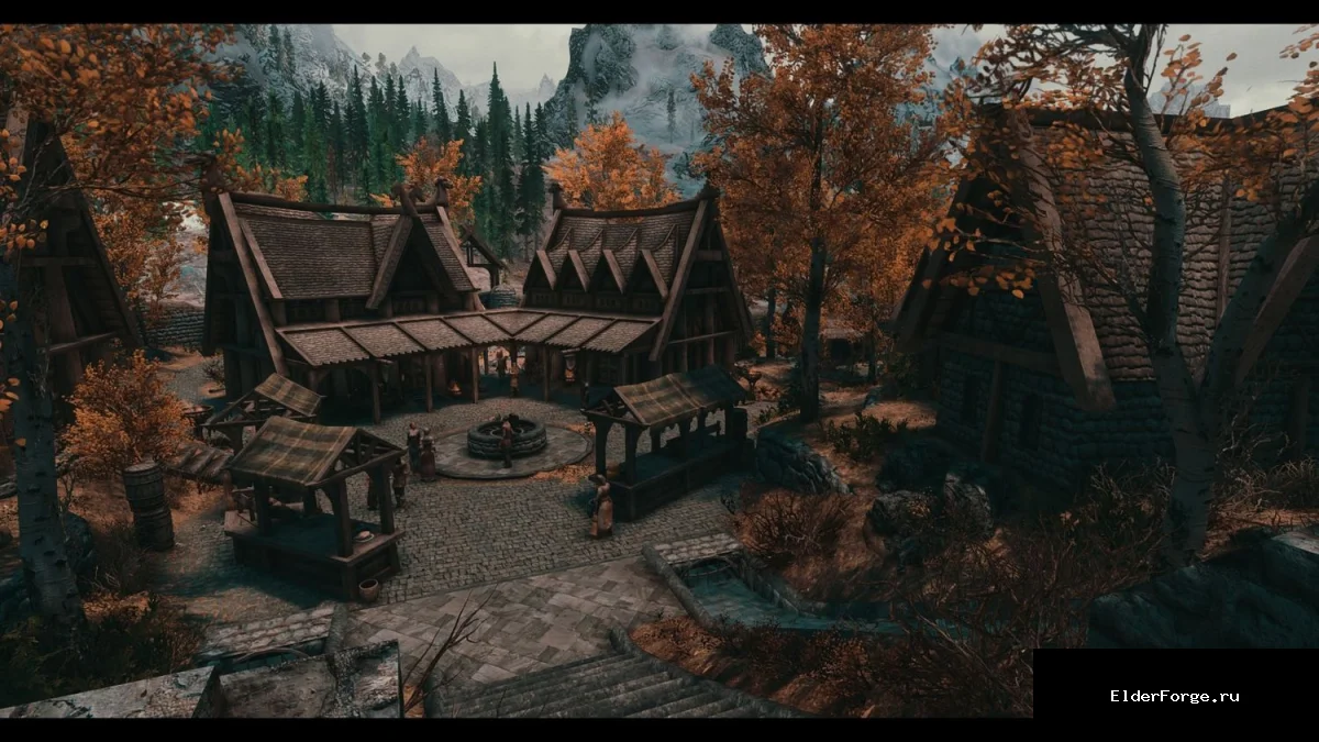 Обложка мода: Новый облик Вайтрана: улучшенные деревья для Skyrim SE‑AE