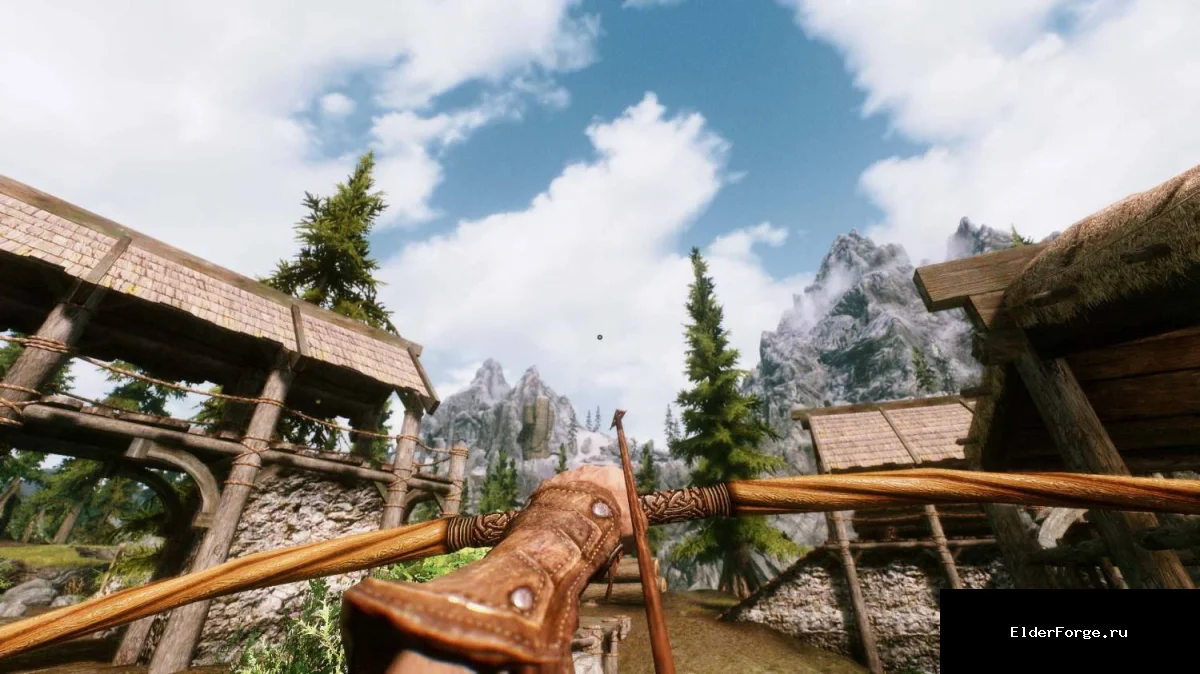 Обложка мода: Новый прицел для Skyrim Legendary Edition – улучшенный кроссхэйр