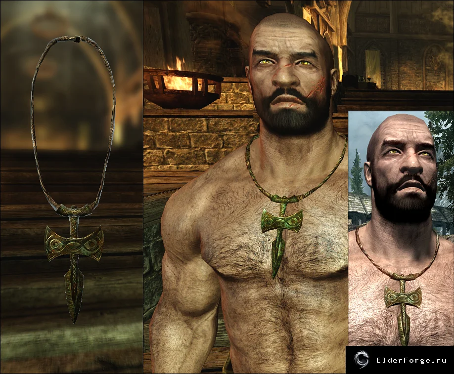 Обложка мода: Реплейсер амулета Талоса для Skyrim LE — новая модель