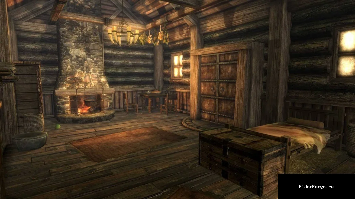 Обложка мода: Новый уютный дом Довакина рядом с Вайтраном – мод для Skyrim LE