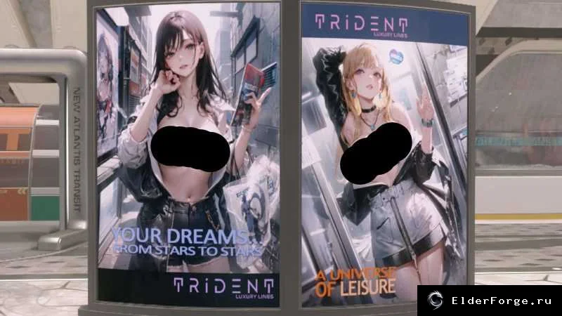 Обложка мода: NSFW-изображения для рекламы в Starfield – замена плакатов и объявлений