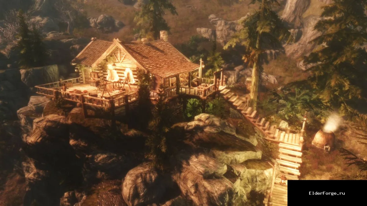 Обложка мода: Nyyrikki – уютный домик для героя в Skyrim Legendary Edition
