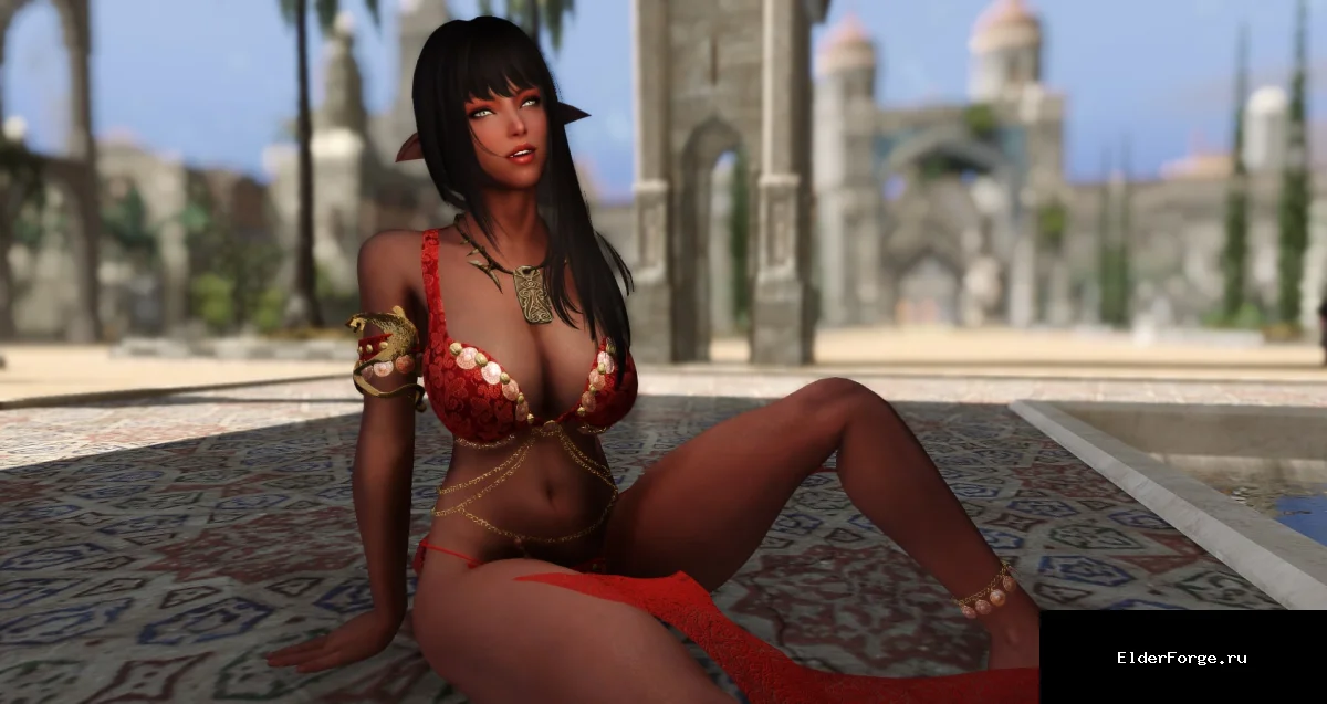 Обложка мода: Oasis The Princess — красивая спутница для Skyrim Legendary Edition