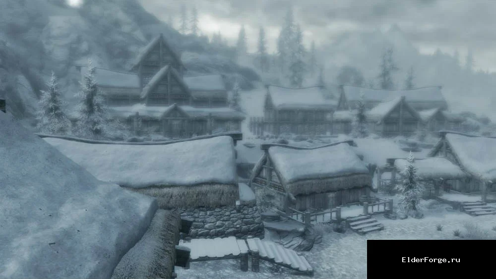 Обложка мода: Объёмные 3D‑сугробы: улучшенная снежная система для Skyrim SE и AE