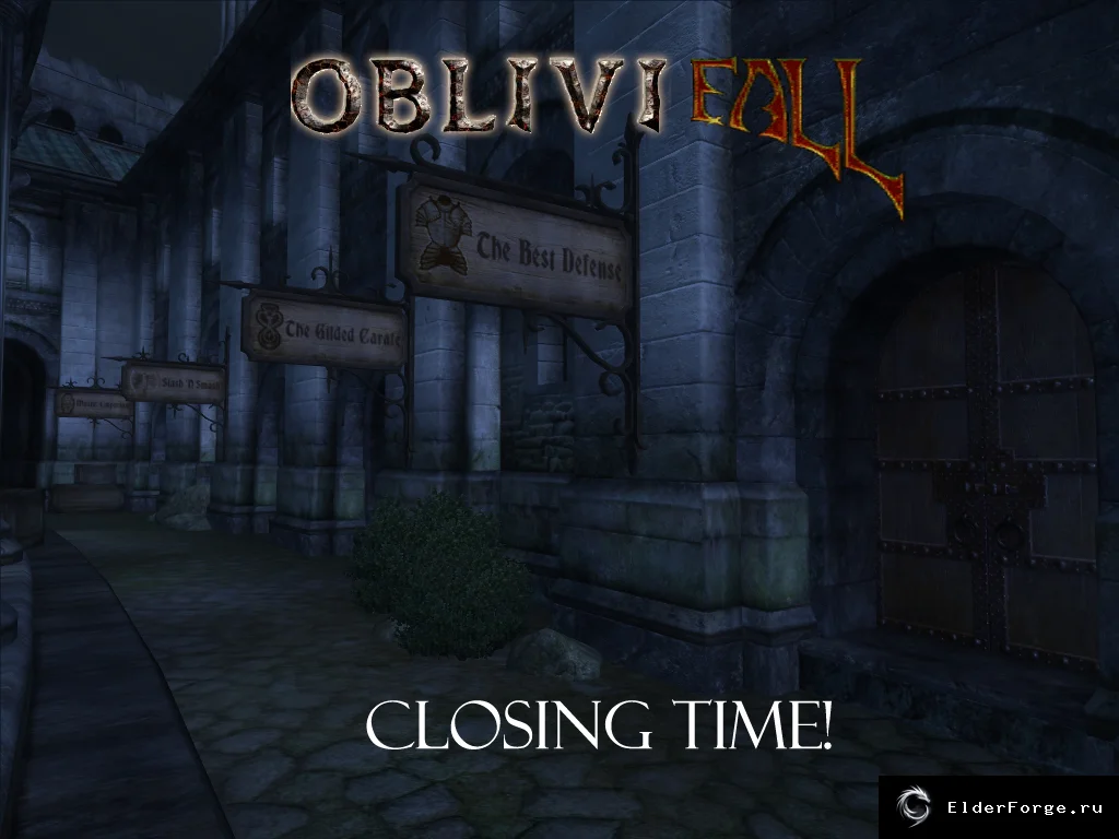 Обложка мода: Oblivifall — персональное время работы магазинов в Oblivion